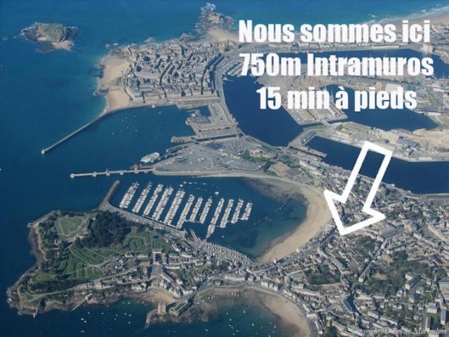 Chambre - Bed & Breakfast - Plage 50M - Residence Saint-Malo Exterior foto